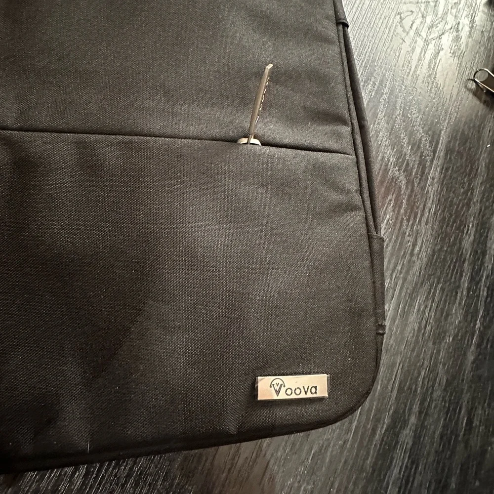 Black Laptop Bag Voova Padded Men or Women